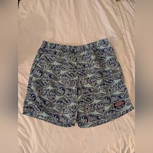 Vineyard Vines Shark Pattern Swim Trunks